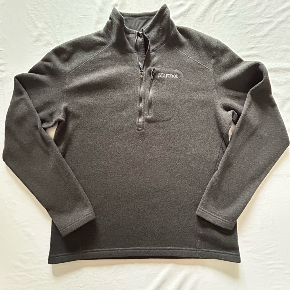 Marmot Men's Charcoal Zip-Up Sweater